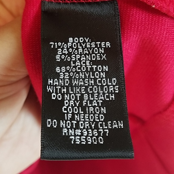 Red and Black Cocktail Dress - Picture 4 of 6